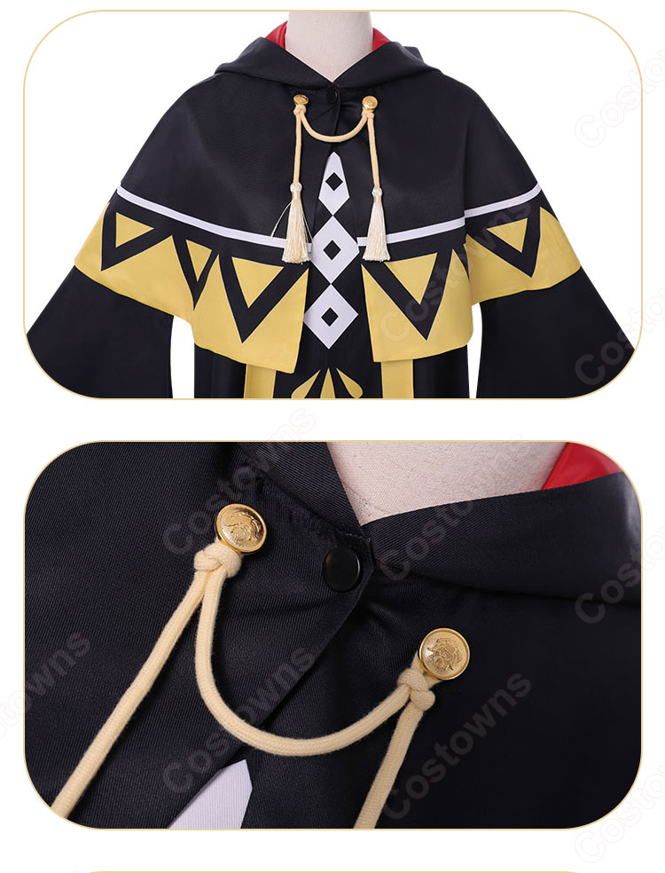 サイレント・ウィッチ 沈黙の魔女の隠しごと モニカ・エヴァレット 七賢人Ver. コスプレ衣装-5