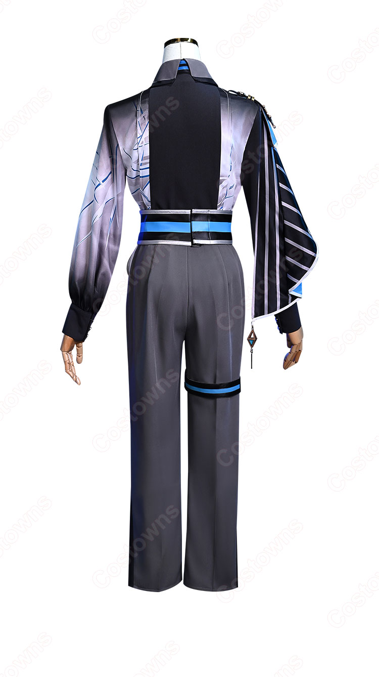 プロジェクトセカイ カラフルステージ! feat. 初音ミク 天馬司 コスプレ衣装(トップス、ズボン、肩飾り、ネクタイ、コルセットベルト、耳飾り、太もも飾り)-2