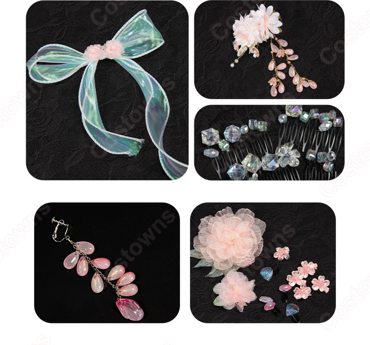 IdentityV 第五人格 芸者(美智子) 融けた涙色の琥珀 コスプレ衣装-7