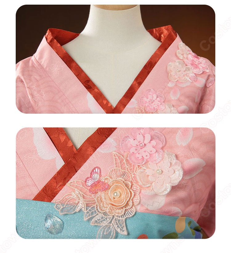 IdentityV 第五人格 芸者(美智子) 融けた涙色の琥珀 コスプレ衣装-3