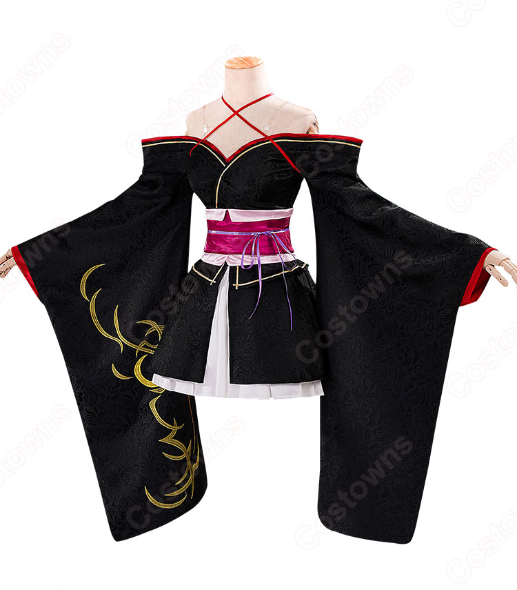 機巧少女は傷つかない 夜々 着物 コスプレ衣装-4