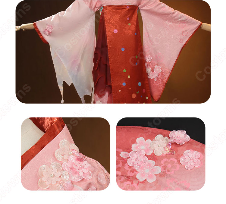 IdentityV 第五人格 芸者(美智子) 融けた涙色の琥珀 コスプレ衣装-6