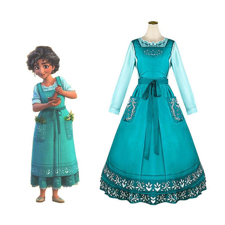 ミラベルと魔法だらけの家 フリエッタ ミラベルの母 コスプレ衣装-1