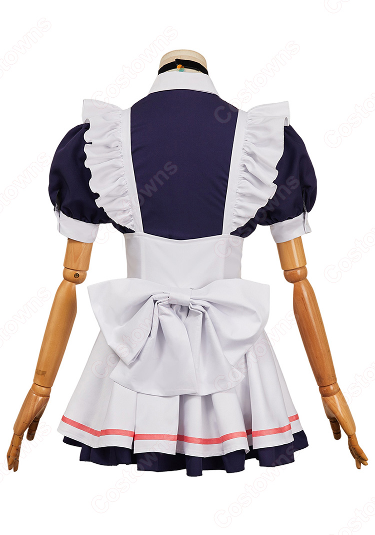 ダンダダン モモ 綾瀬桃 メイド服 コスプレ衣装-5