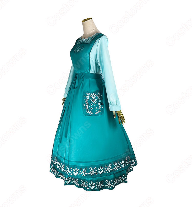 ミラベルと魔法だらけの家 フリエッタ ミラベルの母 コスプレ衣装-3