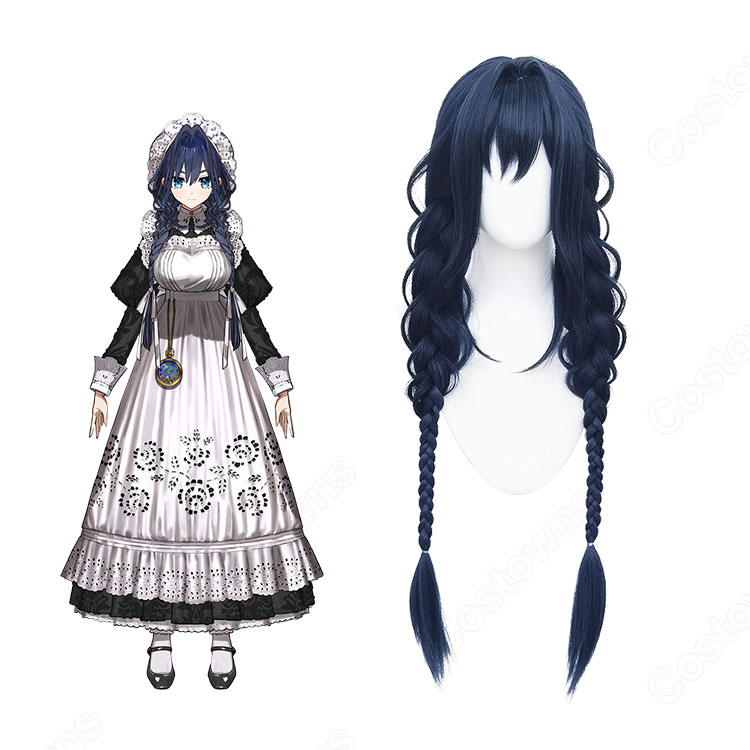 ホロライブ EN Ouro Kronii コスプレ衣装　ウィッグ・靴追加可 Vtuber ホロライブEN Ouro Kronii オーロ‧クロニー メイド服