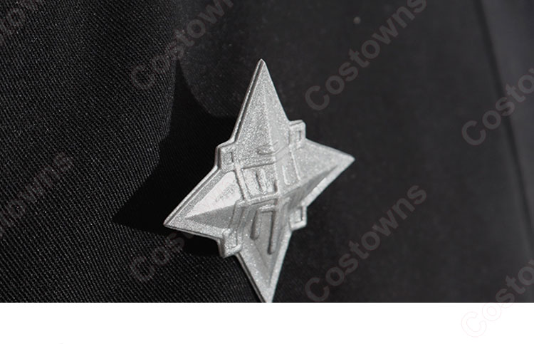 HUNDRED LINE -最終防衛学園- 特殊部隊の暗殺者 面影歪 コスプレ衣装 戦闘服-8