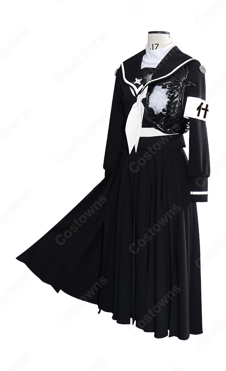 HUNDRED LINE -最終防衛学園- 特防隊的女王隊長 雫原比留子 コスプレ衣装 特別防衛隊 戦闘服-3