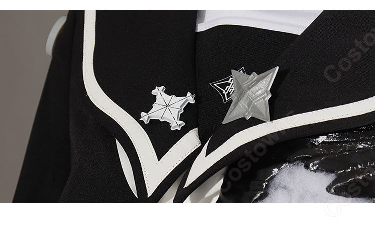 HUNDRED LINE -最終防衛学園- 特防隊的女王隊長 雫原比留子 コスプレ衣装 特別防衛隊 戦闘服-5