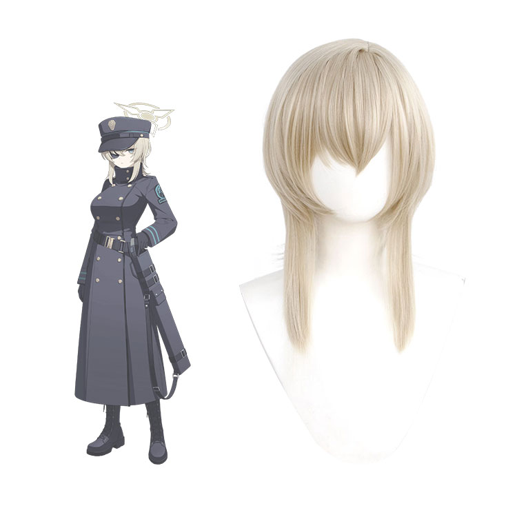 ブルーアーカイブ ハイランダー鉄道学園 朝霧スオウ コスプレウィッグ-1