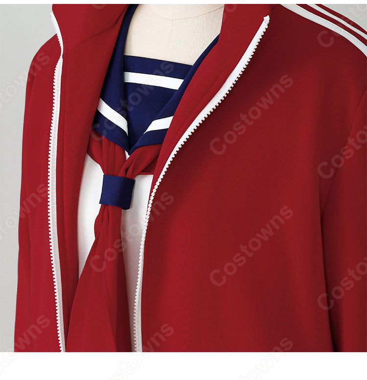 3年Z組銀八先生 神楽 コスプレ衣装 セーラー服 ジャージ-9