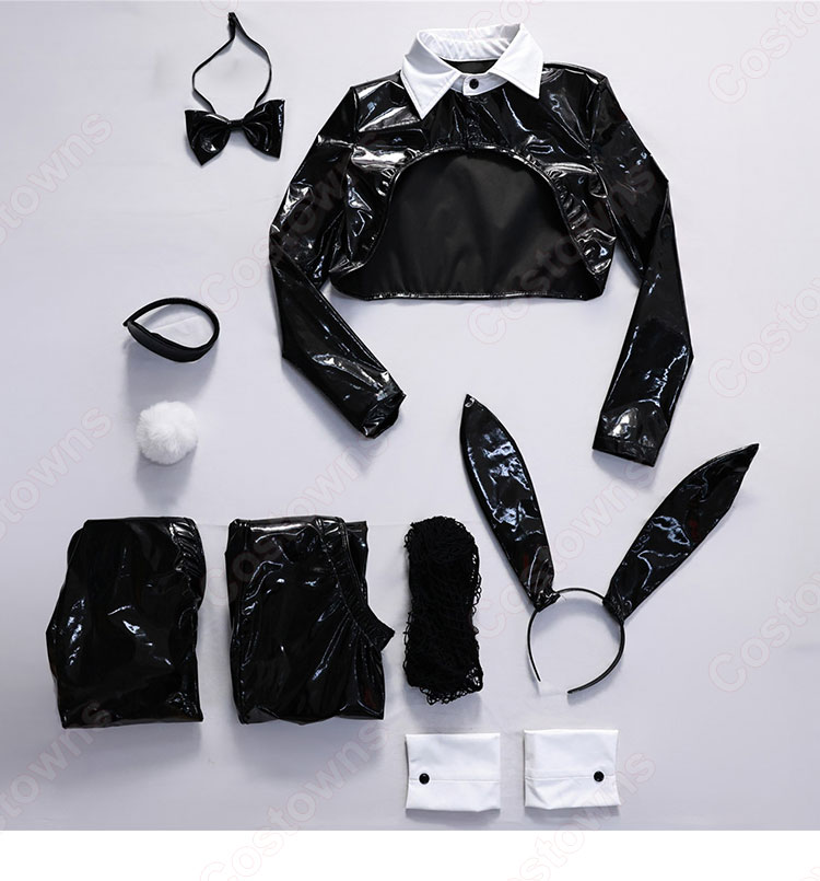 逆バニーガール ハロウィン コスプレ衣装-12