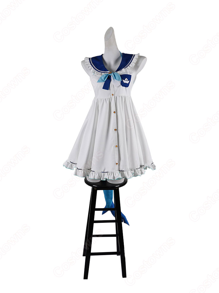 リボン　コスプレ衣装 VTuber Sameko Saba サバちゃん コスプレ衣装 - Costowns