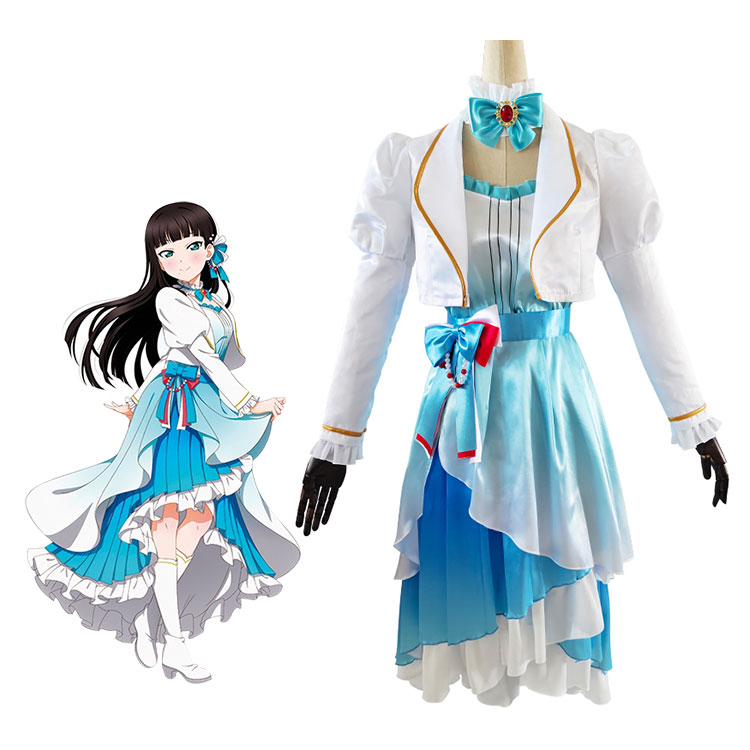 黒澤ダイヤ 想いよひとつになれ コスプレ衣装 ラブライブ!サンシャイン!! アクア 黒澤ダイヤ 想いよひとつに
