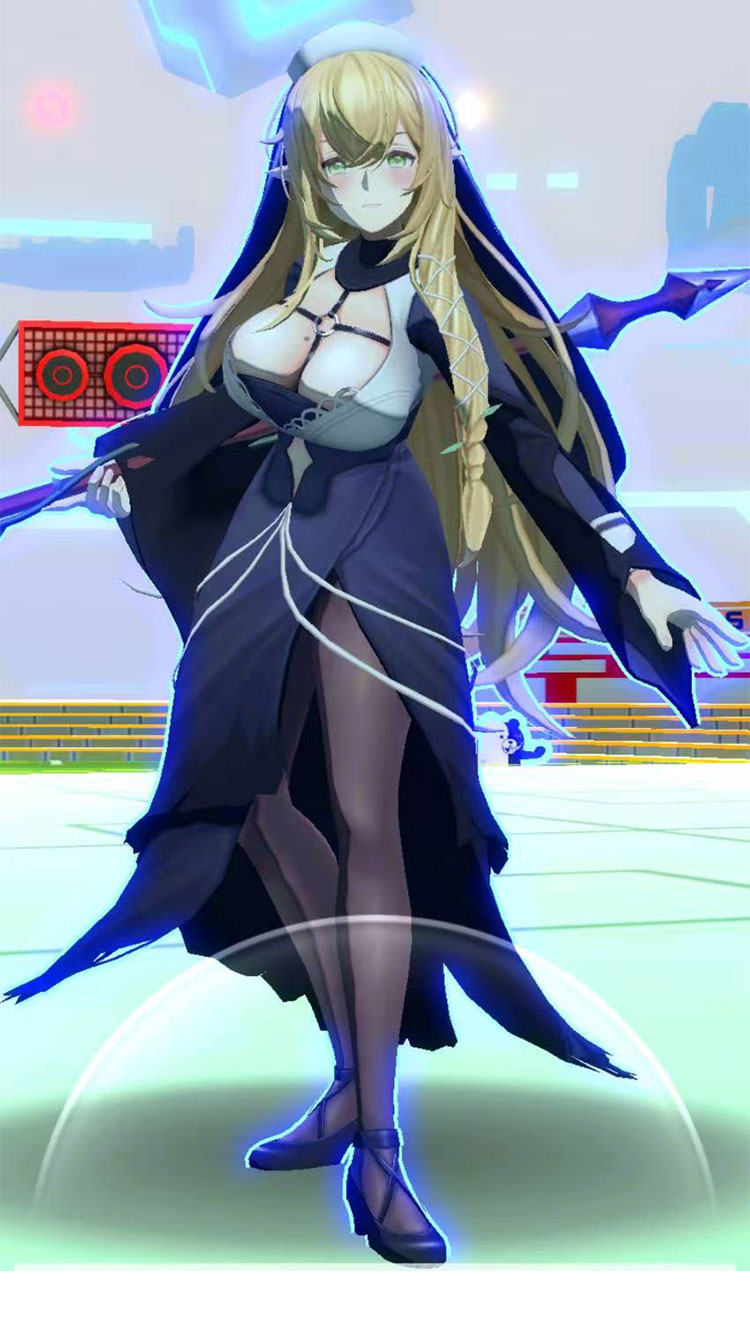 #コンパス 戦闘摂理解析システム ステリア・ララ・シルワ シスター衣装 コスプレ衣装-1