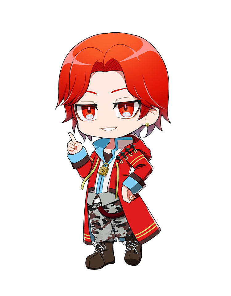 すまないスクール Mr.レッド ミスターレッド コスプレ衣装-1