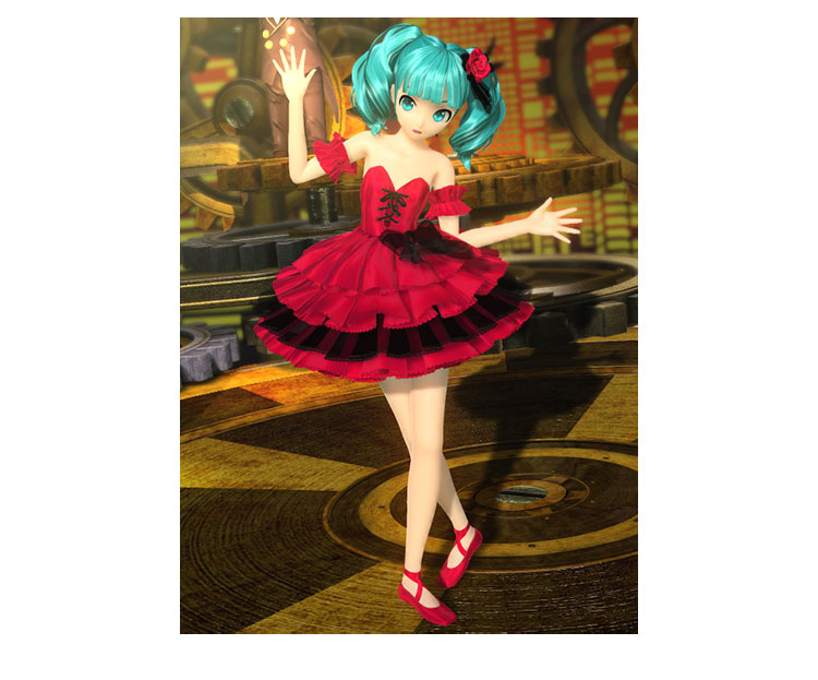 初音ミク 骸骨楽団とリリア コスプレ衣装 エトワール衣装 ドレス-1