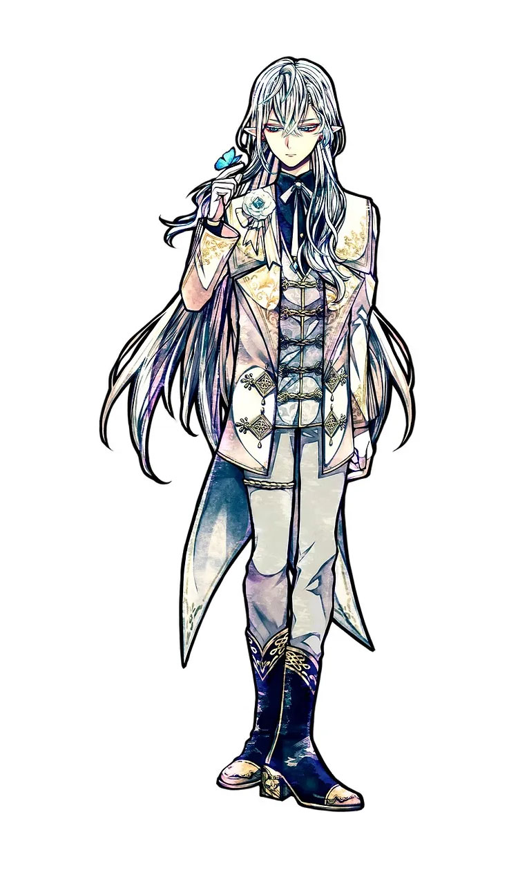 悪魔執事と黒い猫 シロ コスプレウィッグ-1