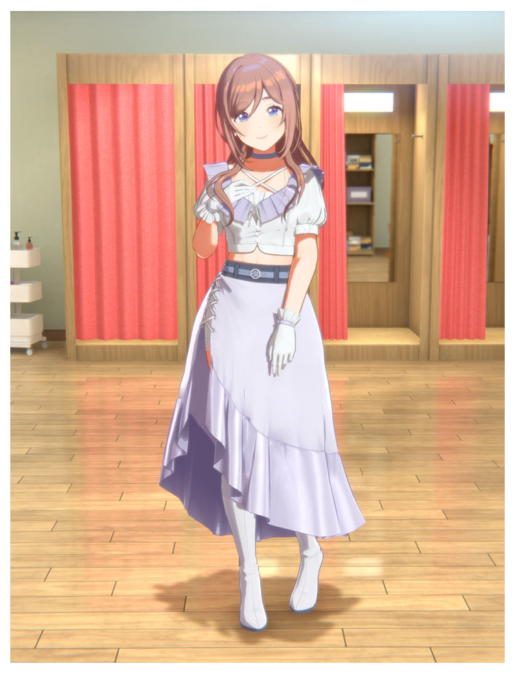 学園アイドルマスター 姫崎莉波 clumsy trick ライブ衣装 コスプレ衣装-1