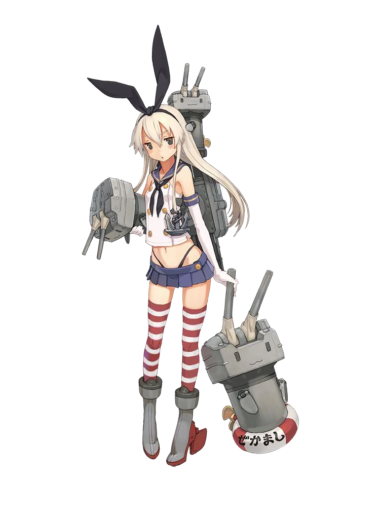 艦隊これくしょん -艦これ- 島風 (シマカゼ) コスプレウィッグ-1