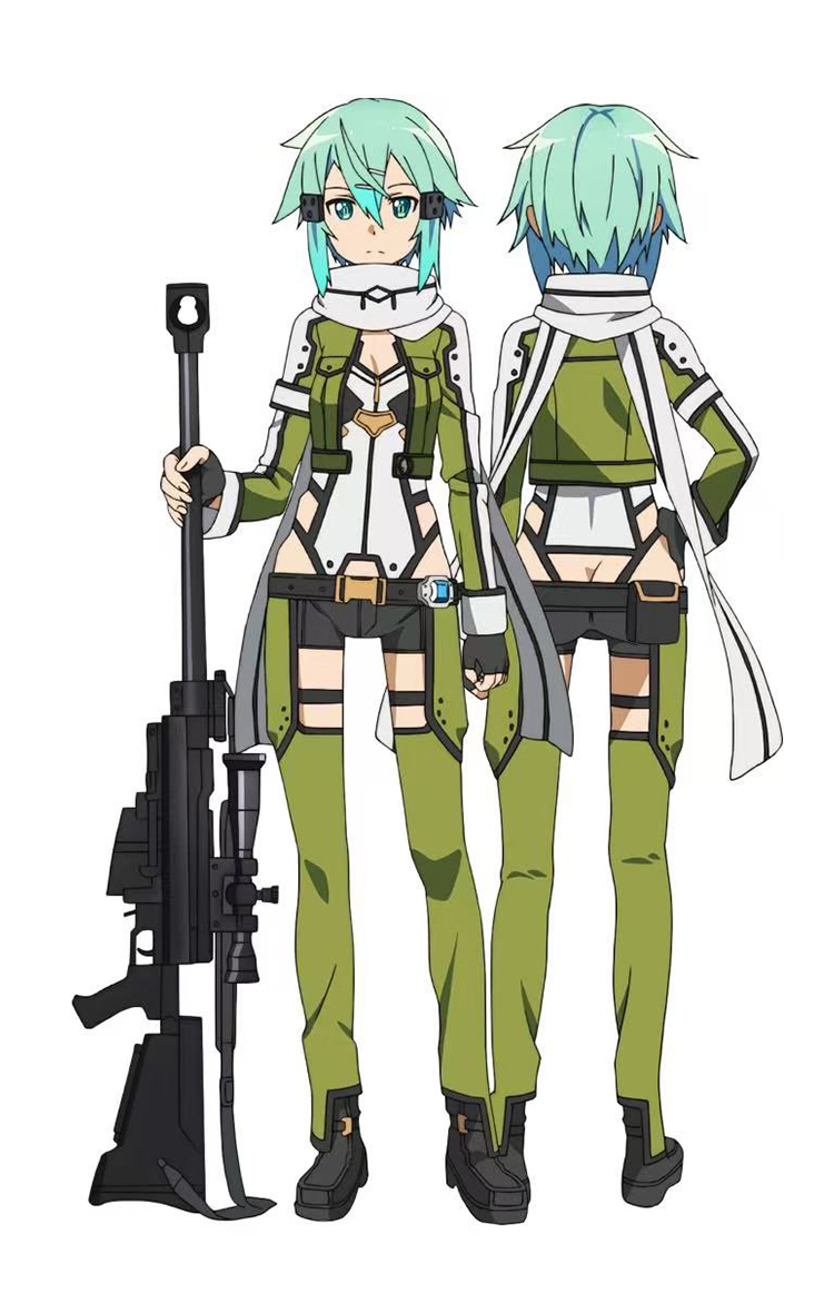 ソードアート・オンライン ファントム・バレット編 シノン (朝田詩乃) コスプレ衣装-1