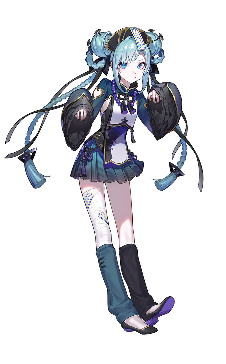 初音ミク キョンシーVer. コスプレ靴-1