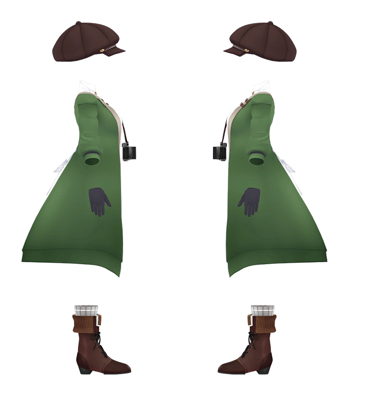 あおぎり高校 公式VRChat衣装 石狩あかり コスプレ衣装-4