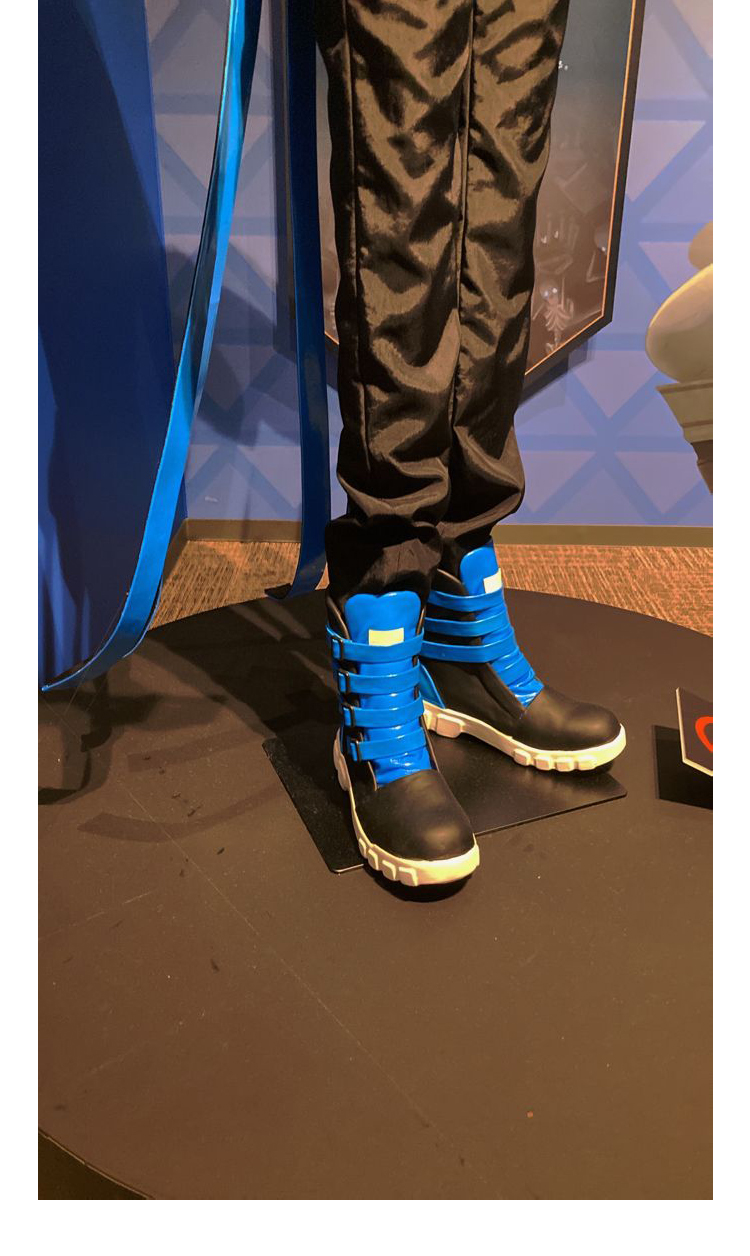 ディズニー ツイステッドワンダーランド展｜ヴィランズから生まれた世界 死者の国の王 イグニハイド寮 イデア・シュラウド コスプレ靴-2