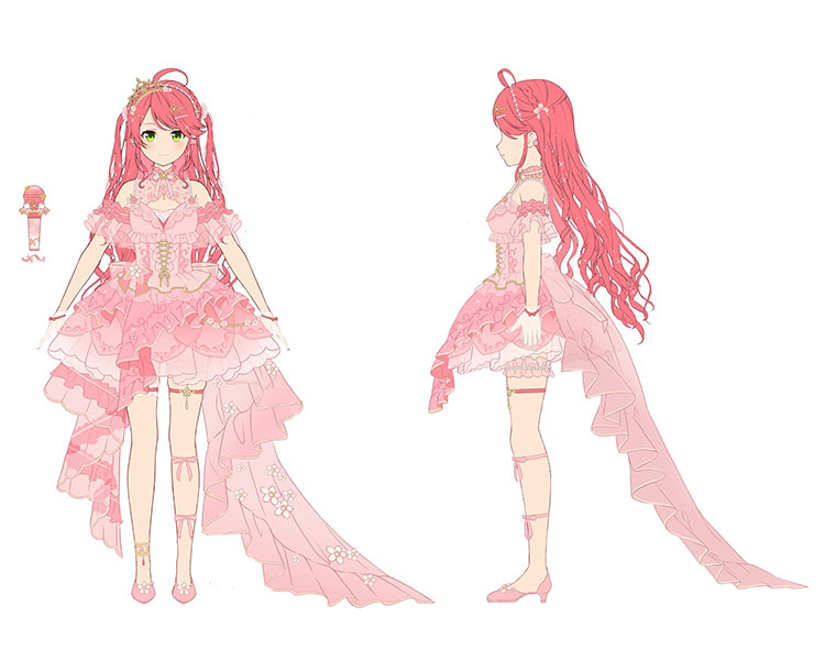 VTuber hololive（ホロライブ） さくらみこ flower fantasista!衣装 コスプレ靴-2