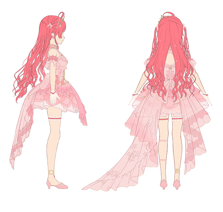 ホロライブ さくらみこ コスプレ衣装 flower fantasista!衣装 みこち アイドル衣装 ドレス衣装 豪華セット-3