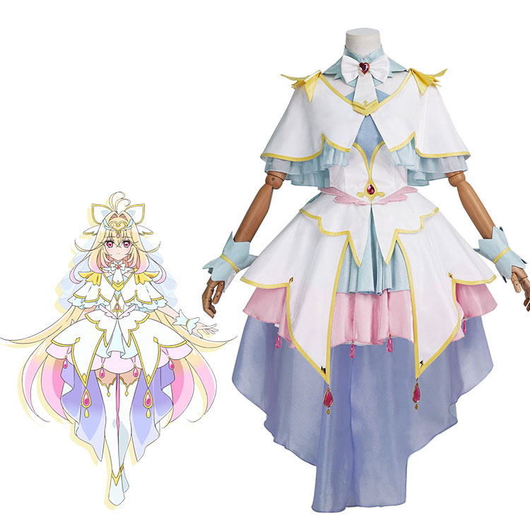 名探偵プリキュア! 森亜るるか キュアアルカナ コスプレ衣装 変身後-1