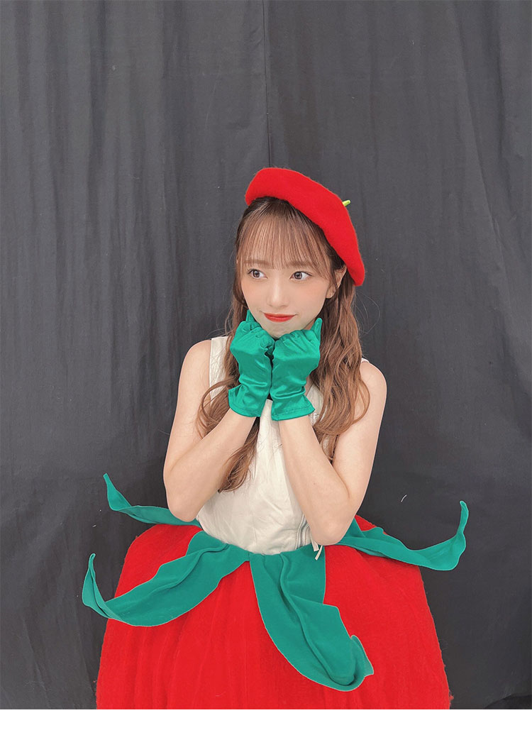 AKB48 野菜シスターズ 前田敦子 新井彩永 トマト 野菜衣装 コスプレ衣装 アイドル衣装-7