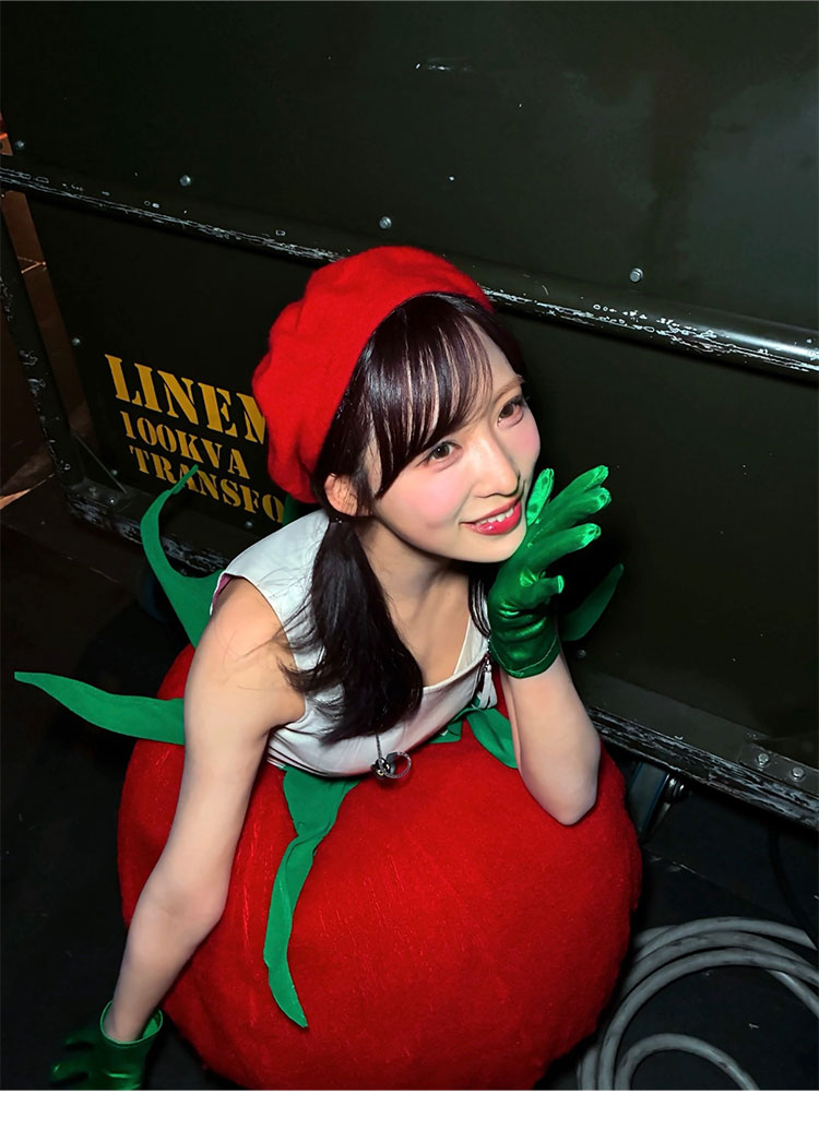 AKB48 野菜シスターズ 前田敦子 新井彩永 トマト 野菜衣装 コスプレ衣装 アイドル衣装-6