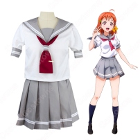 私立浦の星女学院 Aqours コスプレ衣装 【ラブライブ!サンシャイン!!】cosplay 高海千歌 桜内梨子 松浦果南 制服(202×202)