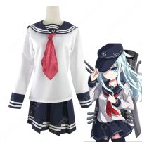 暁 コスプレ衣装 【艦隊これくしょん -艦これ-】cosplay 第六駆逐艦 艦娘 セーラー服(艦隊これくしょん -艦これ コスプレ衣装)