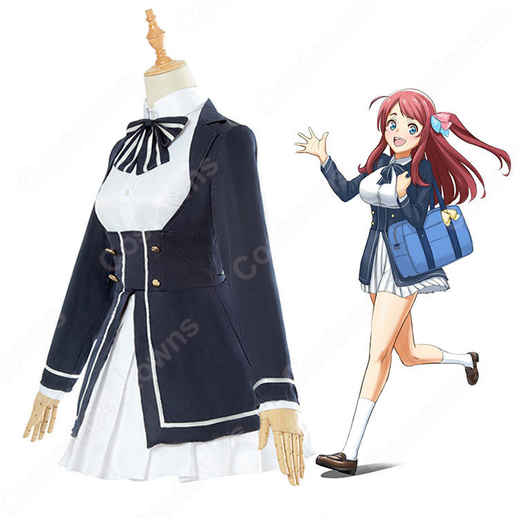 源さくら コスプレ衣装 【ゾンビランドサガ】 制服 オーダメイド可