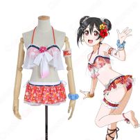 矢澤にこ コスプレ衣装 【ラブライブ!】〈プール編 にこにこハッピー覚醒後〉 水着(Love Live!（ラブライブ!） コスプレ衣装)
