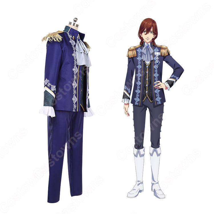 うたプリ　　キングダム　衣装　嶺二　フルセット　ブーツカバー　ウィッグ 寿嶺二 コスプレ衣装 【うたの☆プリンスさまっ♪劇場版 マジLOVE