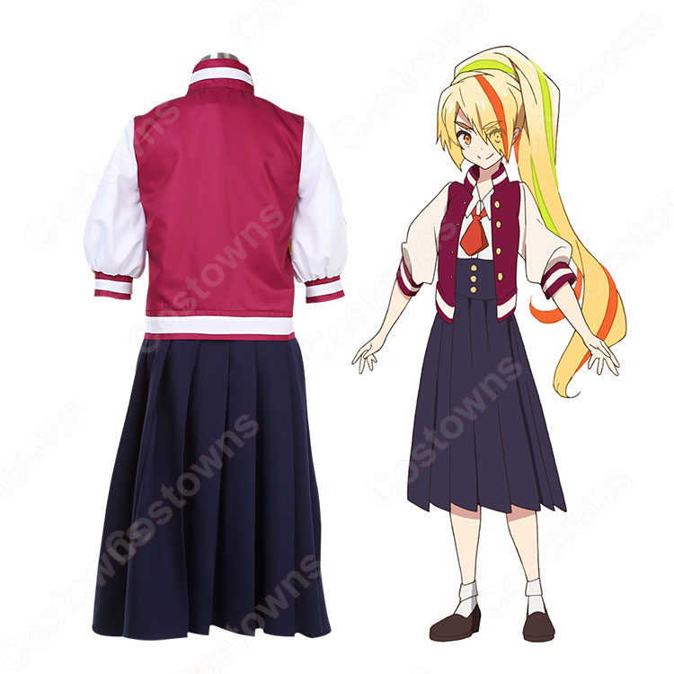 二階堂サキ コスプレ衣装 【ゾンビランドサガ】cosplay 制服 オーダ