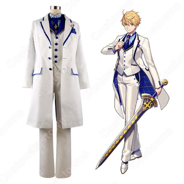 アーサー・ペンドラゴン コスプレ衣装 【Fate/Grand Order】cosplay カルデアボーイズコレクション2018 ホワイトローズ オーダメイド可元の画像