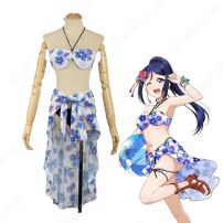 松浦果南 コスプレ衣装 【ラブライブ!サンシャイン!!】cosplay 〈スクールアイドルフェスティバル 8月水着編 覚醒後〉 ビキニ姿(Love Live!（ラブライブ!） コスプレ衣装)
