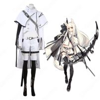 プラチナ コスプレ衣装 【アークナイツ】 cosplay 白金 Platinum 戦闘服(アークナイツ（明日方舟） コスプレ衣装)