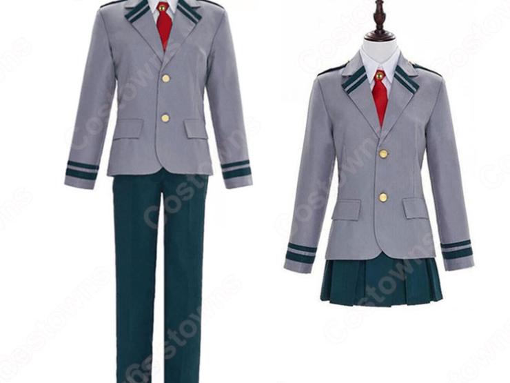 ウィッグ付き 僕のヒーローアカデミア 雄英高校女子制服 麗日 お茶子 　Mサイズ 緑谷出久 麗日お茶子 コスプレ衣装 【僕のヒーローアカデミア