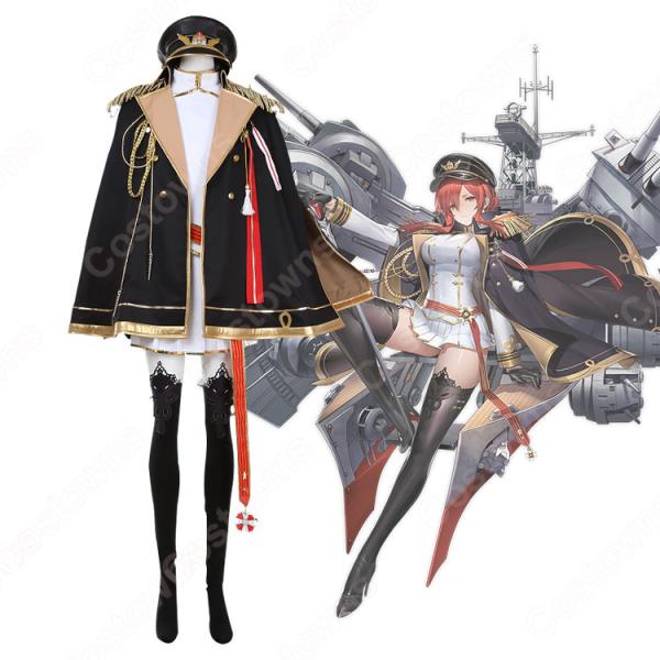 モナーク コスプレ衣装 【アズールレーン】 cosplay ロイヤル 戦艦 初期衣装 オーダメイド可元の画像