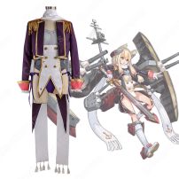 ウォースパイト コスプレ衣装 【アズールレーン】 cosplay ロイヤル 戦艦 初期衣装(アズールレーン コスプレ衣装)