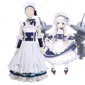 ベルちゃん コスプレ衣装 【アズールレーン】 cosplay ロイヤル 軽巡洋艦 メイド衣装(送料無料)