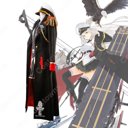 エンタープライズ コスプレ衣装 【アズールレーン】 cosplay ユニオン 正規空母 (企业) 初期衣装 オーダメイド可 | Costowns