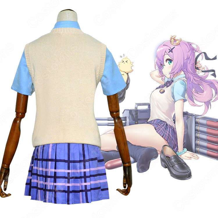 ジャベリン コスプレ衣装 【アズールレーン】 cosplay ロイヤル 駆逐艦 びそくぜんしんっ！ 制服 Costowns