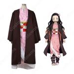 竈門禰豆子（かまどねずこ） コスプレ衣装 【鬼滅の刃】 cosplay 和服