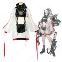 シュヴァルツ コスプレ衣装 【アークナイツ】 cosplay 黒 Schwarz 戦闘服 COT-A00258(アークナイツ（明日方舟） コスプレ衣装)